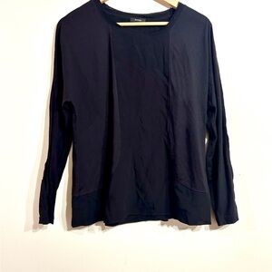 Riani black classic long sleeve top shirt